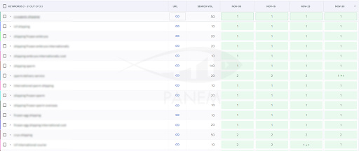 SEO Strategy for Сryogenic Shipping Services7