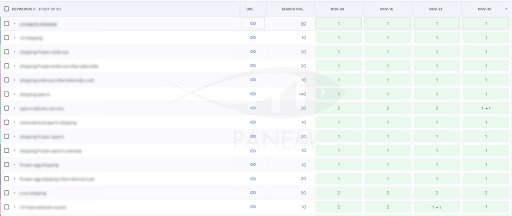 SEO Strategy for Сryogenic Shipping Services7