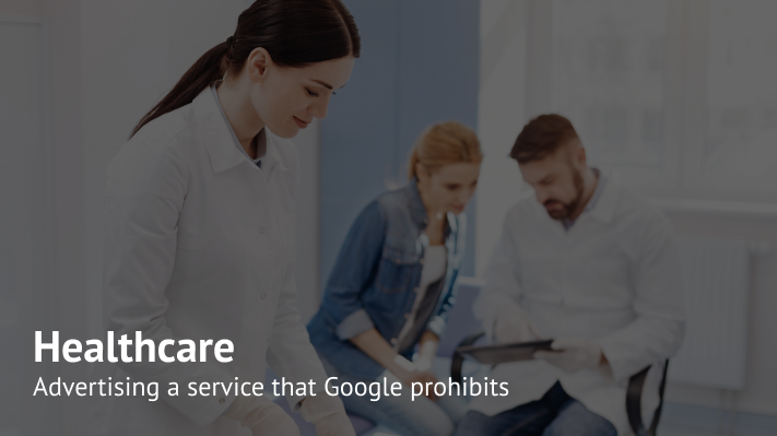 Google ads for an Alcohol Treatment Center