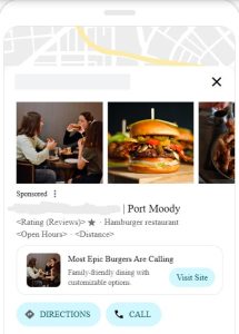 Local Google Ads Campaign for HoReCa: Over 1,000 Interactions in Just 2 Months – 3