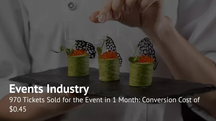 How to sell all tickets for an event in three weeks, making it particularly noticeable across all digital platforms