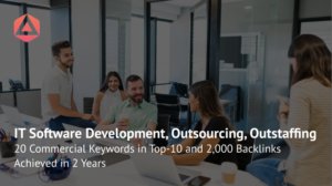 SEO promotion of Avenga IT company - case study