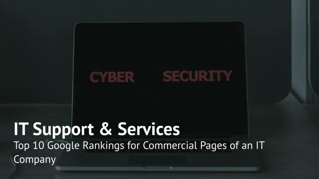 5× Visibility, 2× Organic Traffic: SEO Case Study for a UK-Based Cybersecurity & IT Support Company